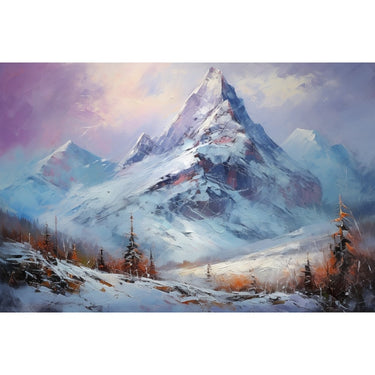 Snowy Mountains Canvas